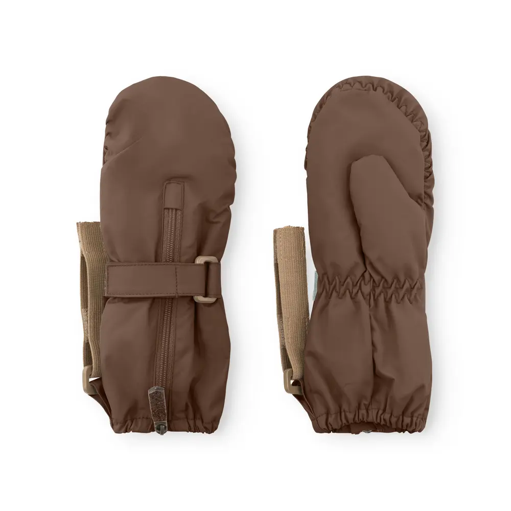 Mini A Ture Matcesar Fleeceforede Vanter - Chestnut Brown - 4-5 ÅR