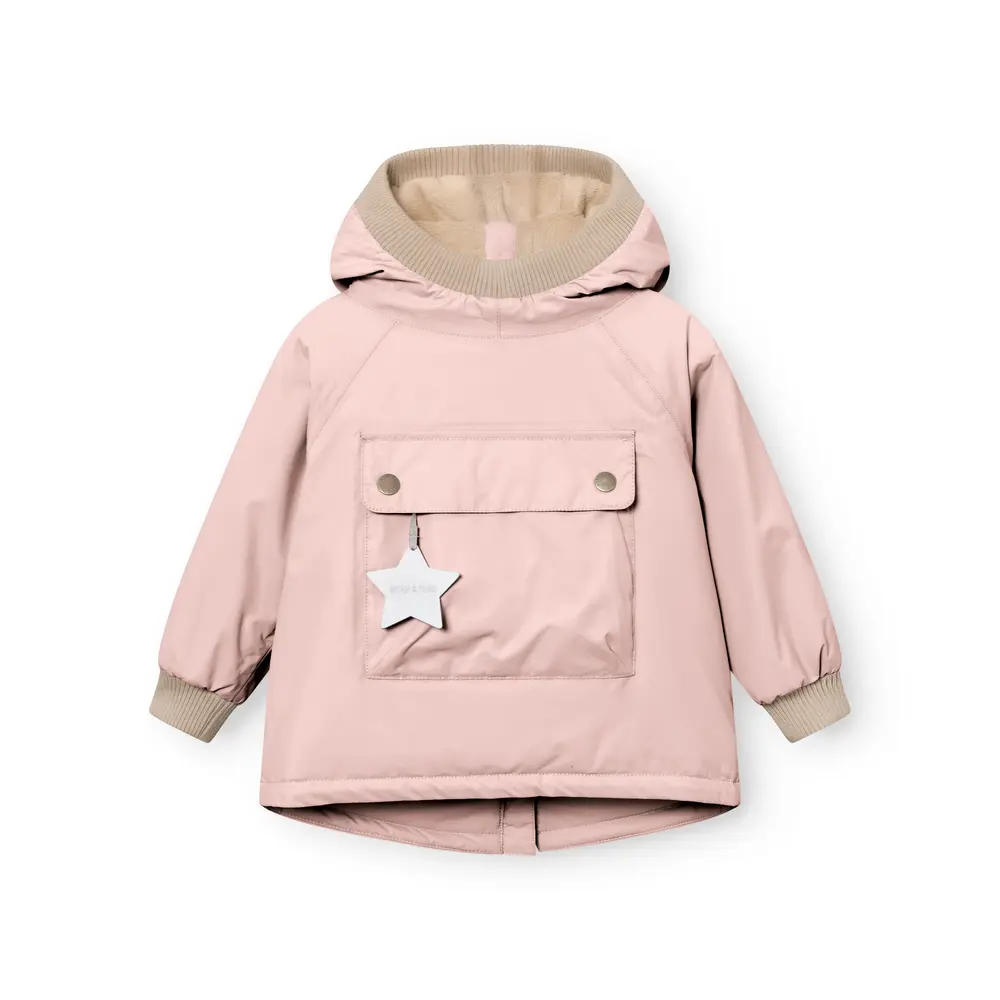 Mini A Ture Matbabywen Fleeceforet Vinteranorak - Adobe Rose - 2 ÅR/92