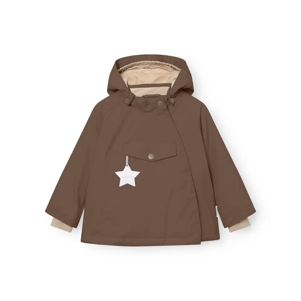 Mini A Ture Matwang Fleeceforet Vinterjakke - Chestnut Brown - 4 ÅR/104
