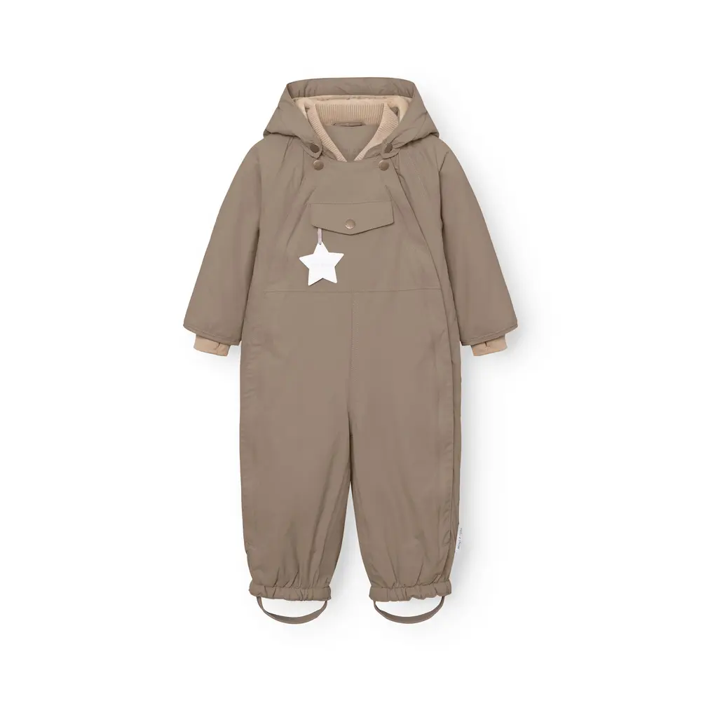 Mini A Ture Matwisti Fleeceforet Flyverdragt - Grey Brown - 4 ÅR/104
