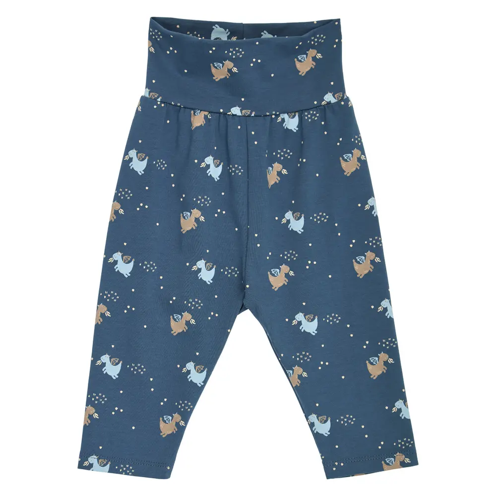 Müsli Storybook Bukser - Navy/Soft Blue/Walnut - 62