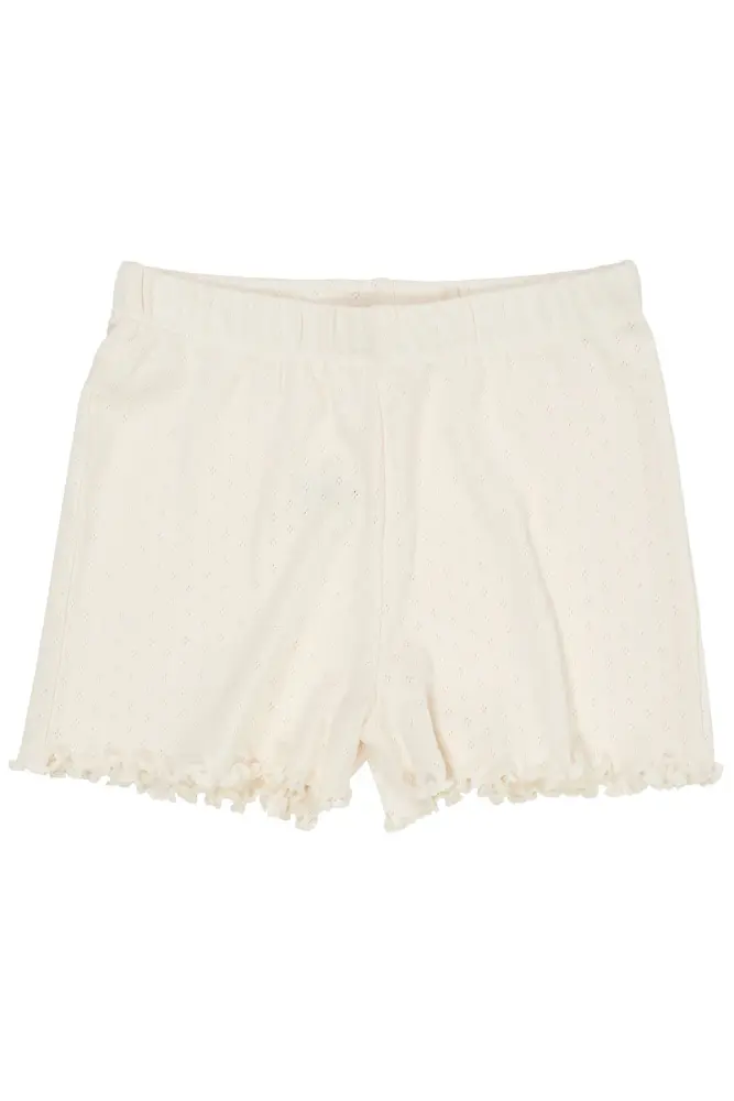 Pointelle shorts - CREAM - 110