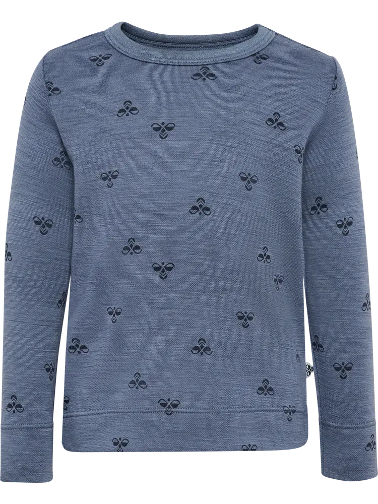 Uld Langærmet T-Shirt - Flint Stone - 92