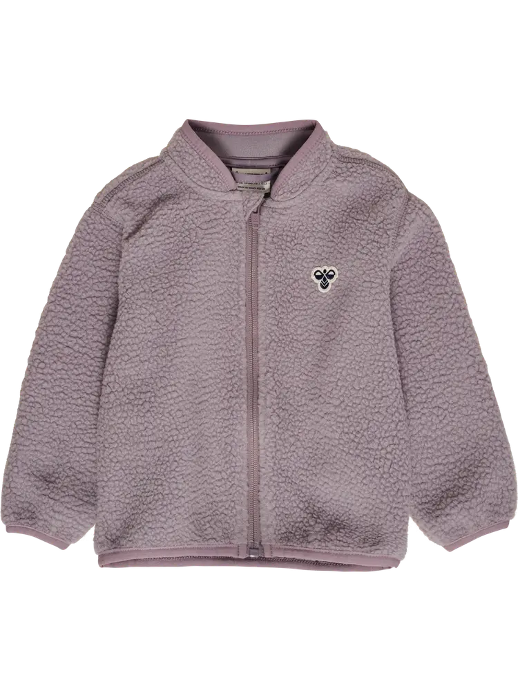 Hummel Atlas Fleece Zip Jakke - Gray Ridge - 86