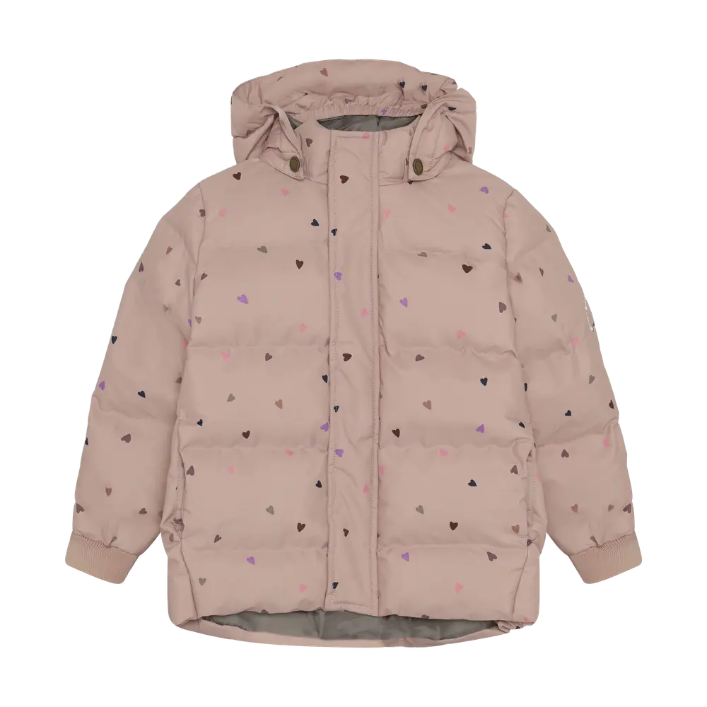 En Fant Jakke Quilted M. Print - Adobe Rose - 116