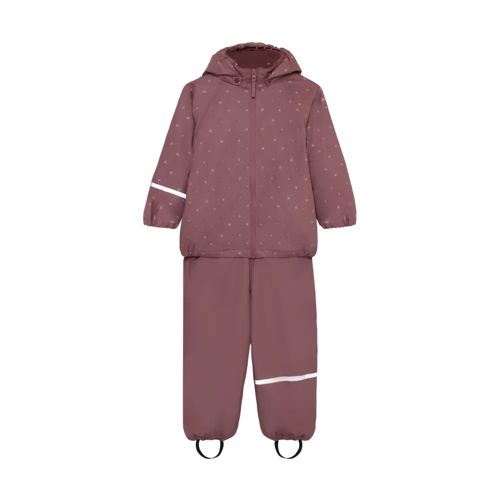 Celavi Regn Sæt m. Fleece - Rose Brown - 110