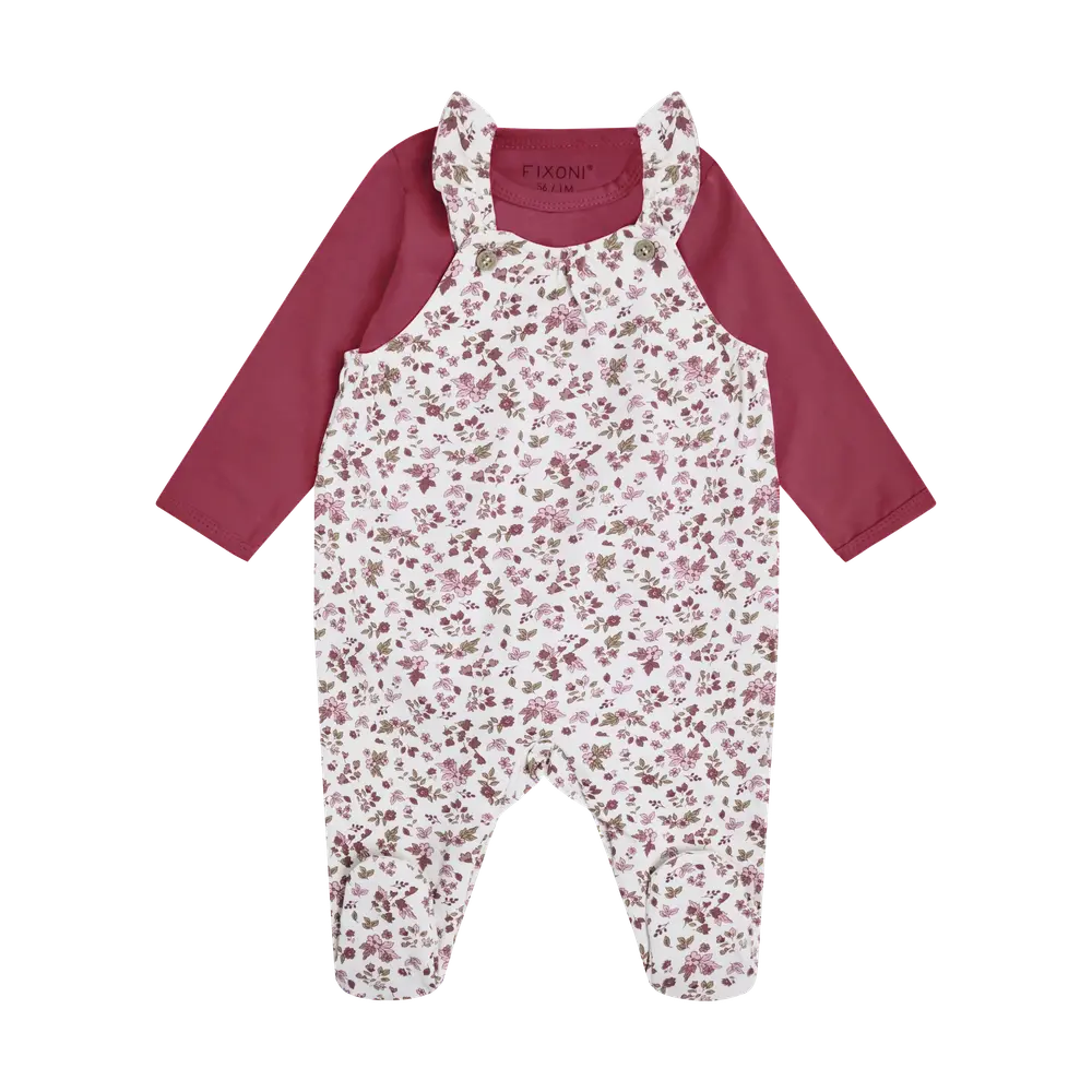 Fixoni Sæt m. Body og Romper - Nostalgia Rose - 56