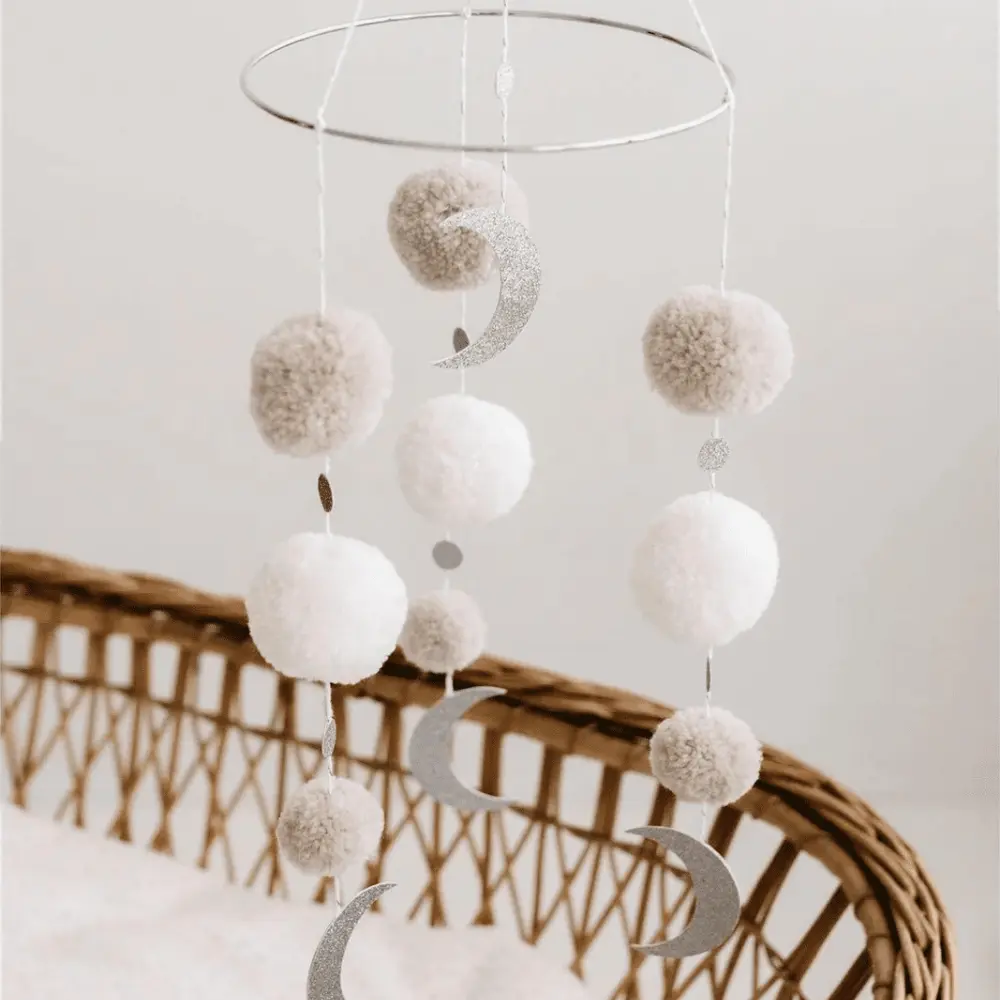 Uro pom pom, beige