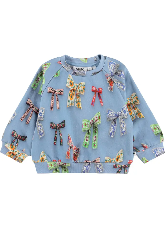 Molo Disc Sweatshirt - Mini Bows - 104