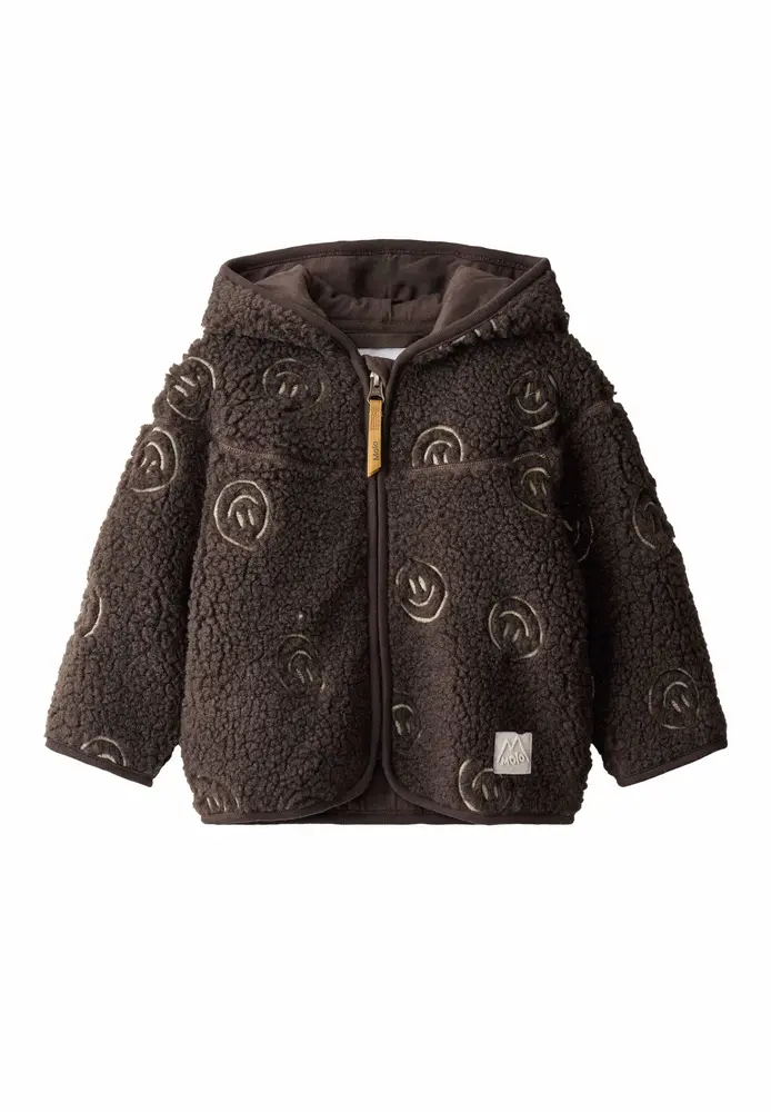 Molo Ummi Fleece Jakke - Bark Smile - 104