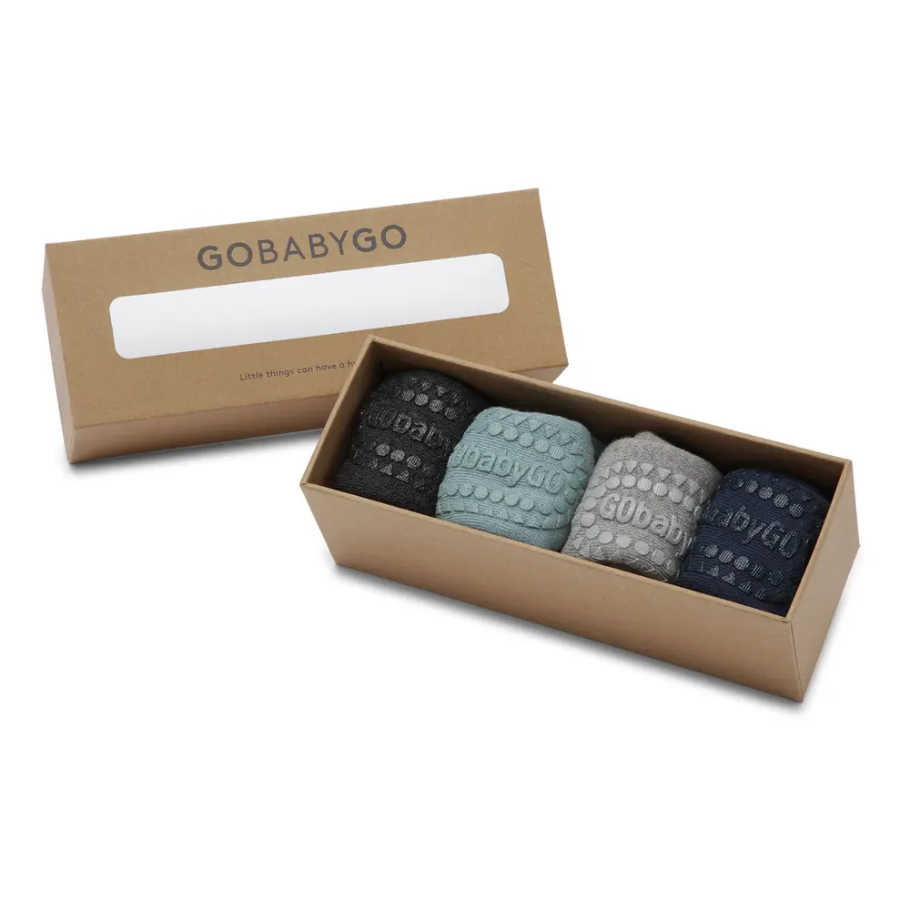 Combo box - Bomuld - GR/BL/NA - 17/19