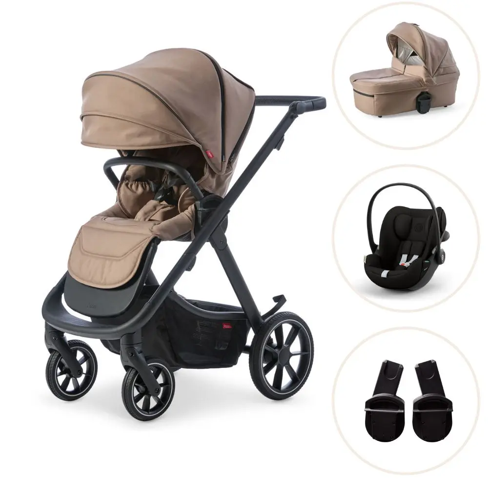 Odder Evoke Kombivogn Med Cybex Cloud G3 Og Adapter - Sandstone