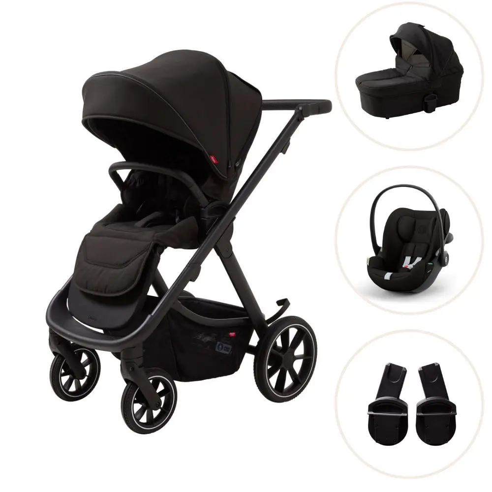 Odder Evoke Kombivogn Med Cybex Cloud G3 Og Adapter - Sort