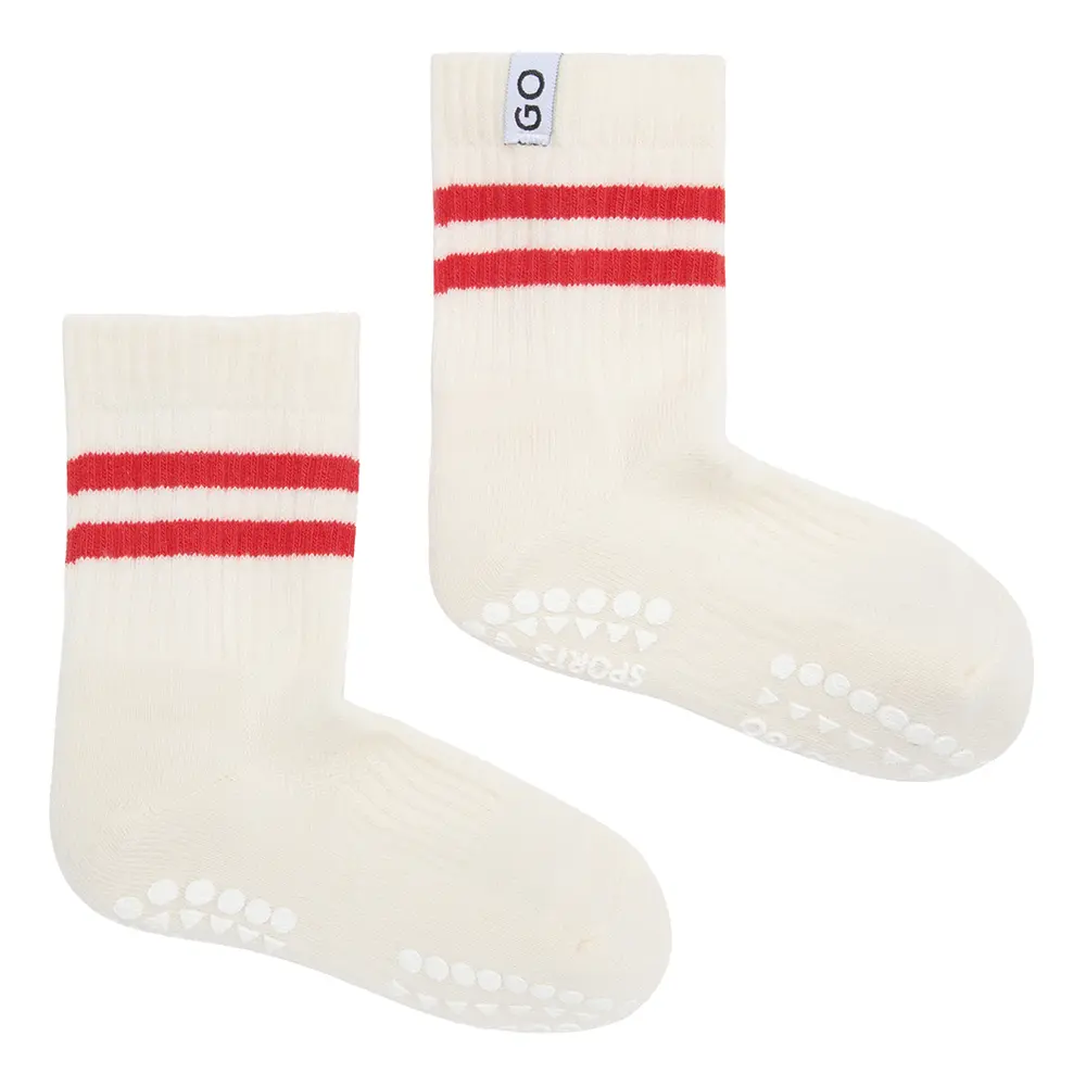 Skridsikre Sport Strømper - Red - 23/26