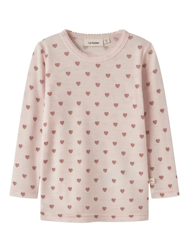 Lil' Atelier Noel Nia Uld Bluse - Morganite - 104