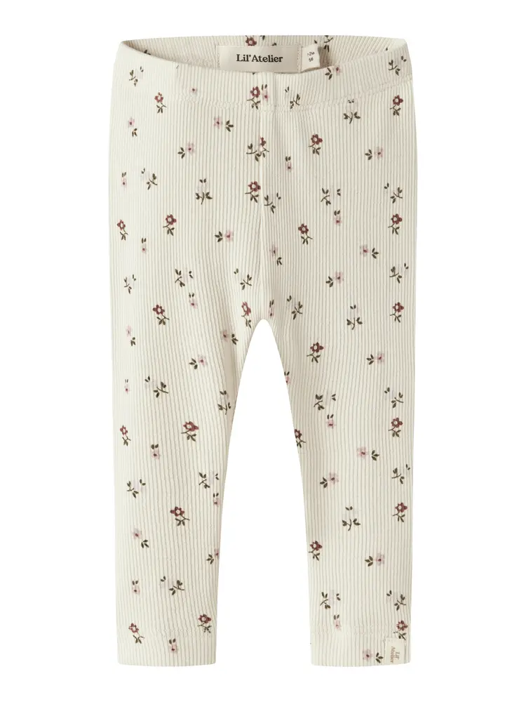 Lil' Atelier Gago Slim Leggings - Turtledove - 86