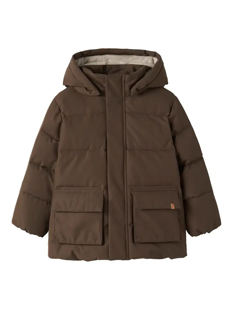 Lil' Atelier Lamedow03 Puffer Jakke - Dark Earth - 104