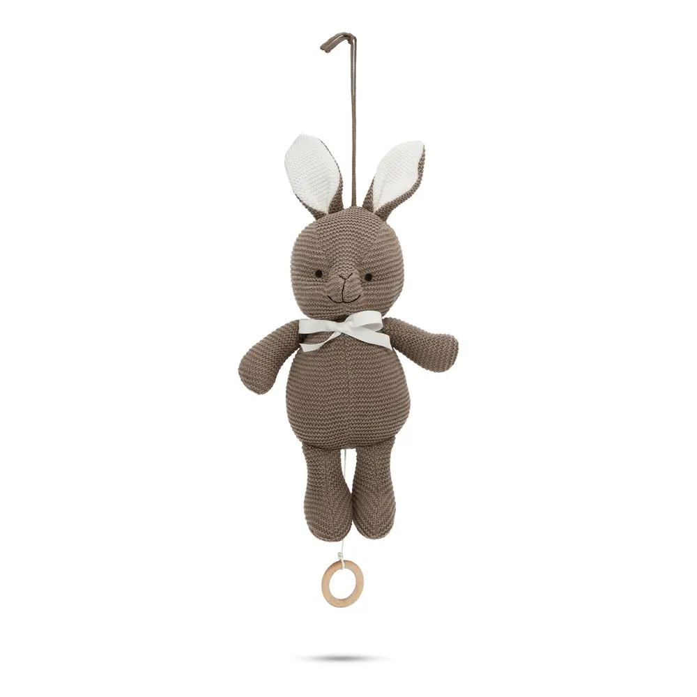 Bamse med musik  -  Kanin  -  Wood