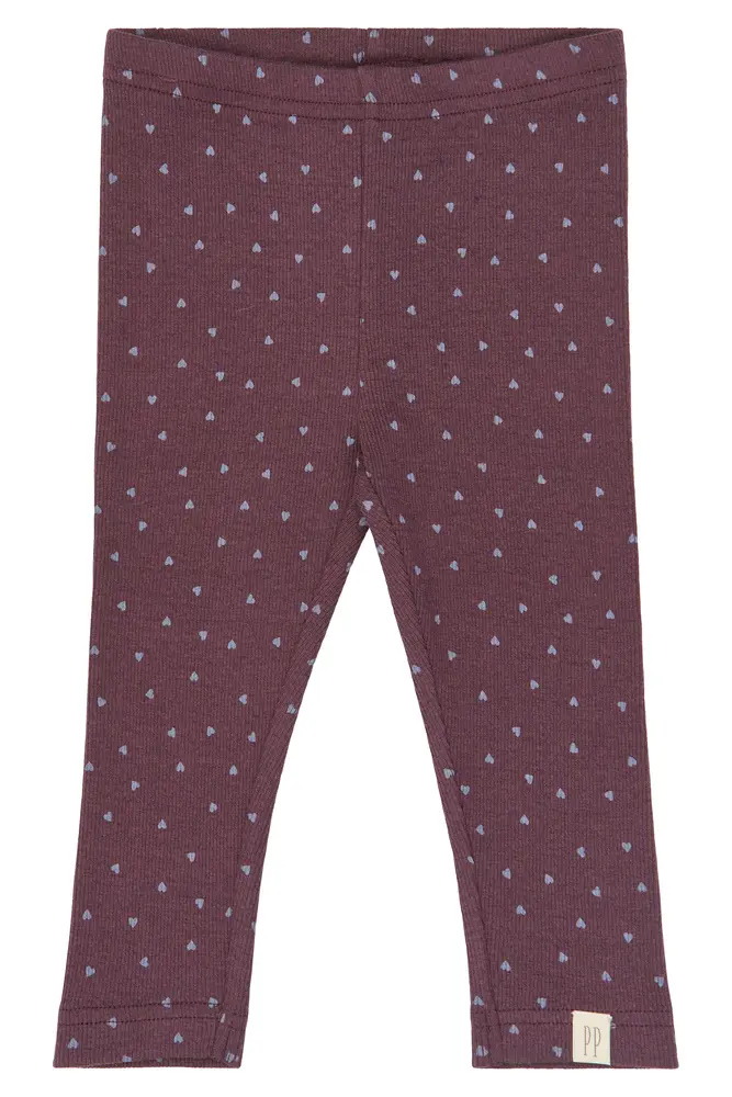 Petit Piao Sonja Leggings - Huckleberry Heart  - 86 CM