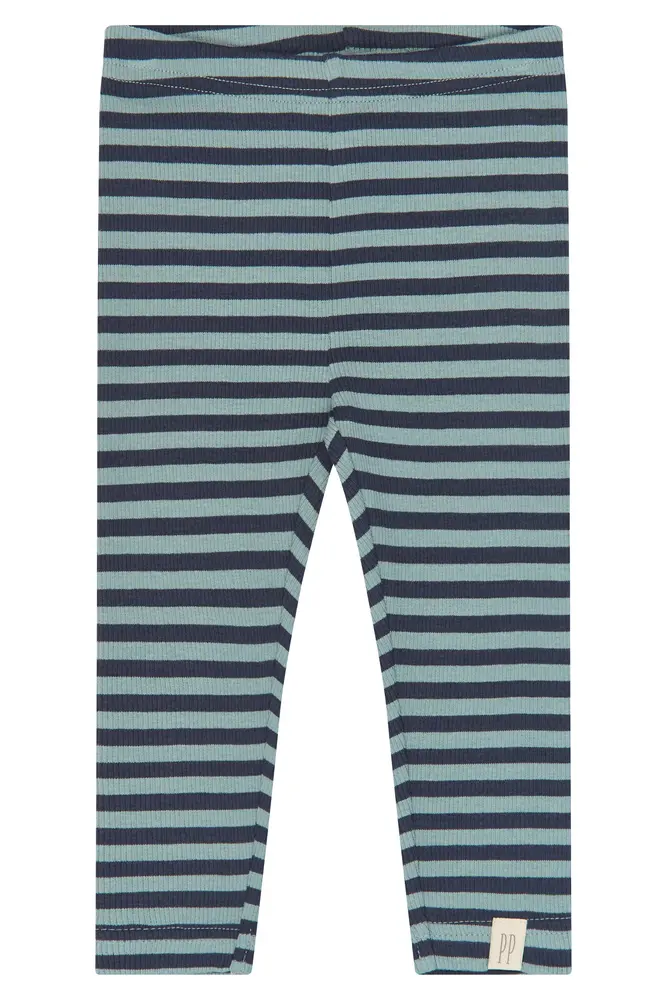 Petit Piao Air Leggings - Lead Striped - 62 CM