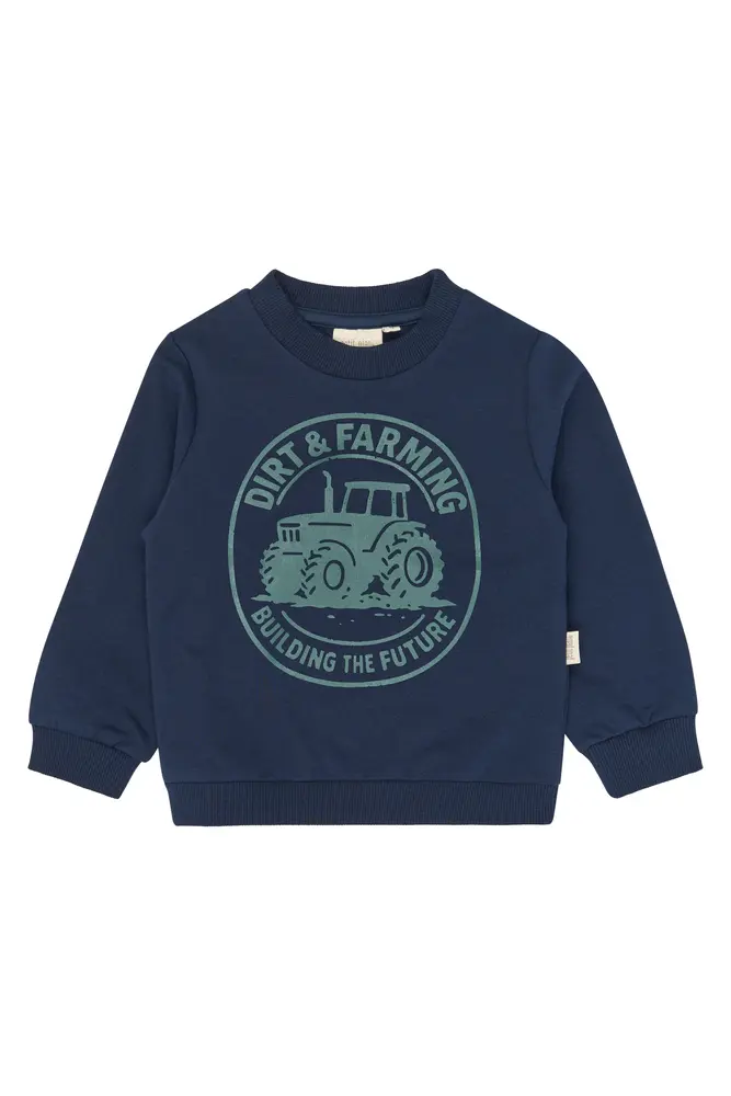 Petit Piao Glen Sweatshirt - Navy Blazer - 98 CM