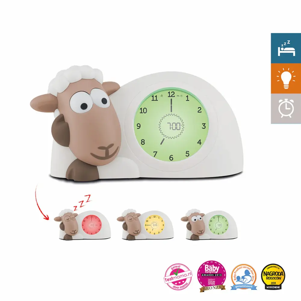 Lampe/Sleep Trainer Sam - Brun